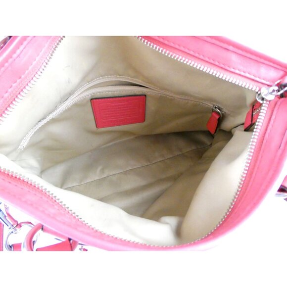 Coach Daisy Mia Coral Leather Shoulder Bag Crossbody Purse F23901 - Picture 8 of 16